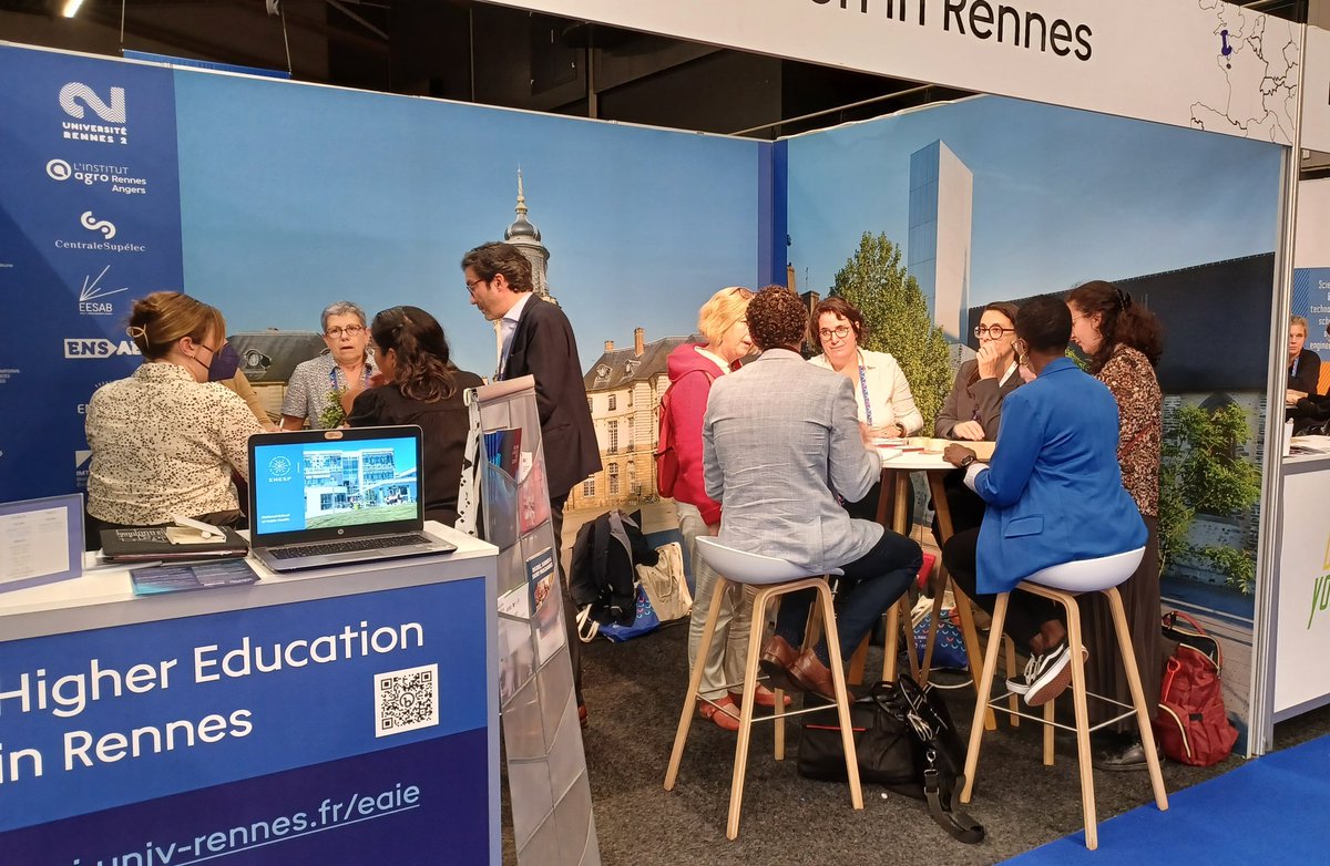 Booth #B11 keeps busy
#EAIE2023
@Sc_Po_Rennes <a href="/INSA_Rennes/">INSA Rennes</a>