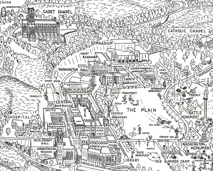 HistoricPictorx's tweet image. The Cumberpatch View or Map of West Point Military Academy, New York, 1944 is a captivating cartographic representation with a lighthearted take of the prestigious United States Military Academy at West Point, New York.

historicpictoric.com

#historicpictoric #historicmap