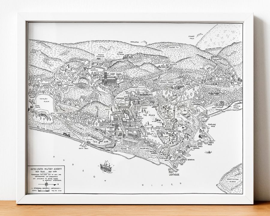 HistoricPictorx's tweet image. The Cumberpatch View or Map of West Point Military Academy, New York, 1944 is a captivating cartographic representation with a lighthearted take of the prestigious United States Military Academy at West Point, New York.

historicpictoric.com

#historicpictoric #historicmap