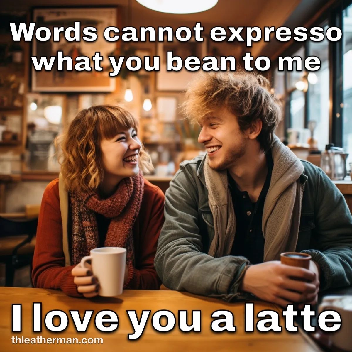 thleatherman's tweet photo. #pun #puns #jokes #joke #humor #funny #fun #coffee https://t.co/K1UaVuKQxw
