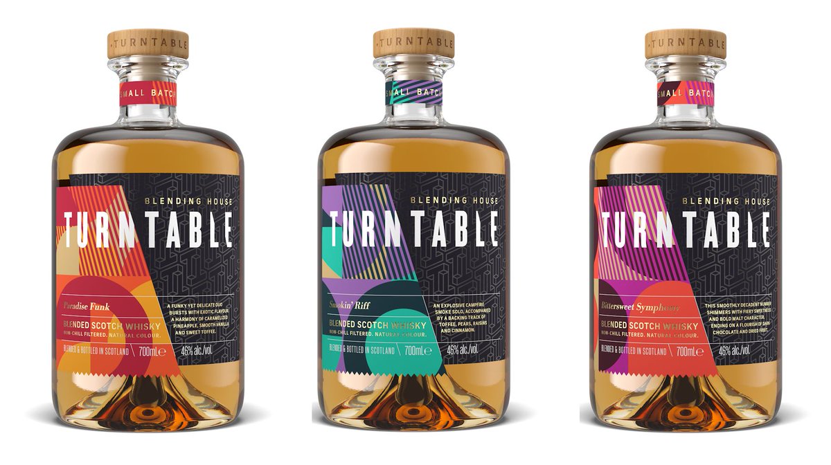 Just 4hrs to go until we pour and explore this trio of treats from <a href="/TurntableSpirit/">Turntable Spirits</a> in our latest <a href="/TweetTastings/">The Whisky Wire Tastings</a> Follow every pour and sip of the dramfotainment from 19:00 BST via #TurntableSpirits #LetsHereItForTheBlends #Scotch #Whisky #BePartOfTheDramfotainment