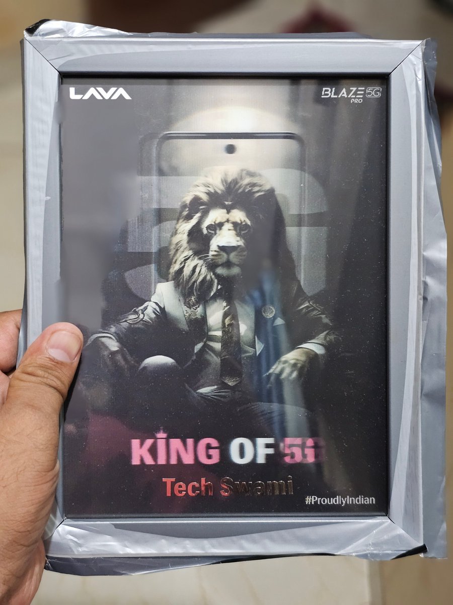 techswami_yt's tweet photo. Dekho vo agya ๐ King of 5g is here
#LavaBlazePro5G #kingof5g https://t.co/dCTUbADMEE
