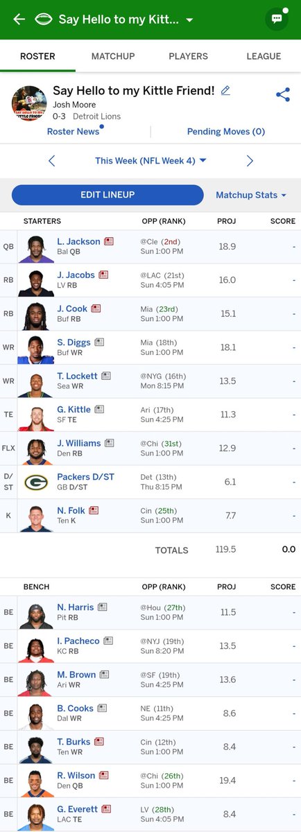 JMo_jackhammer's tweet photo. @NFLFantasy Halla at your boi! Lol https://t.co/bItwMofgPv