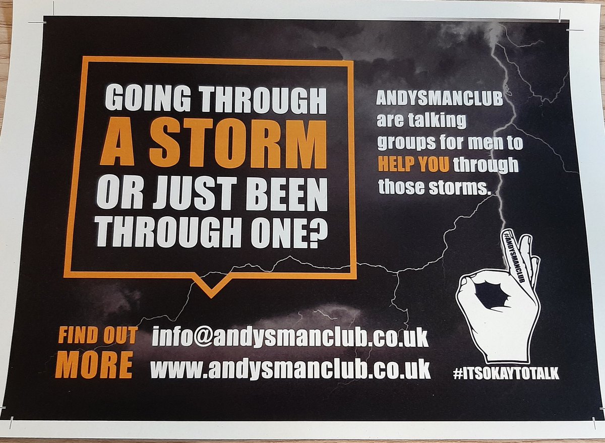 A great presentation from #andysmanclub today. Powerful, emotional but more importantly #ITSOKAYTOTALK