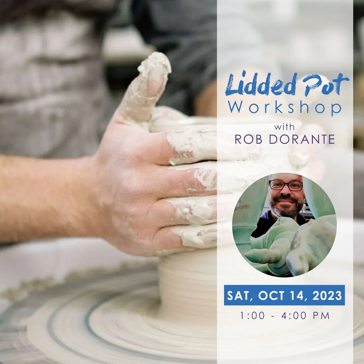 pumphouse_arts's tweet image. Are you ready to get your hands dirty and unleash your inner artist? Join our #PotteryWorkshop and learn the art of throwing a lidded pot on Oct 14th.🍶Book your spot today: buff.ly/3tidwWU
 #NiagaraontheLake #PotteryStudio #Ceramics #NOTL #Pottery #ArtWorkshop