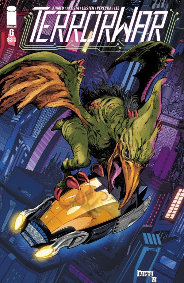 davedrawsgood's tweet photo. I’ve got two comics on the stands today - TERRORWAR #6 and several  variant covers for ELVIRA IN MONSTERLAND 5! #Elvira #Terrorwar #imagecomics #dynamitecomics #ncdb #scifi #horror https://t.co/R3uHRee5jV