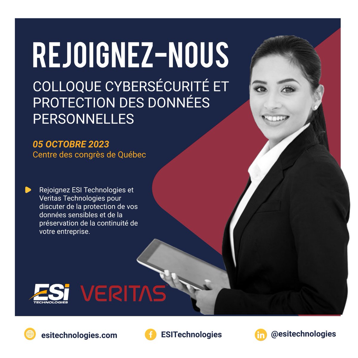 ESITechnologies's tweet photo. Dans une semaine ! Nous et @VeritasTechLLC  sommes impatients de vous y voir. Cliquez ici pour les billets et les détails ! https://t.co/64kobUaGyk https://t.co/gguZodxQGX