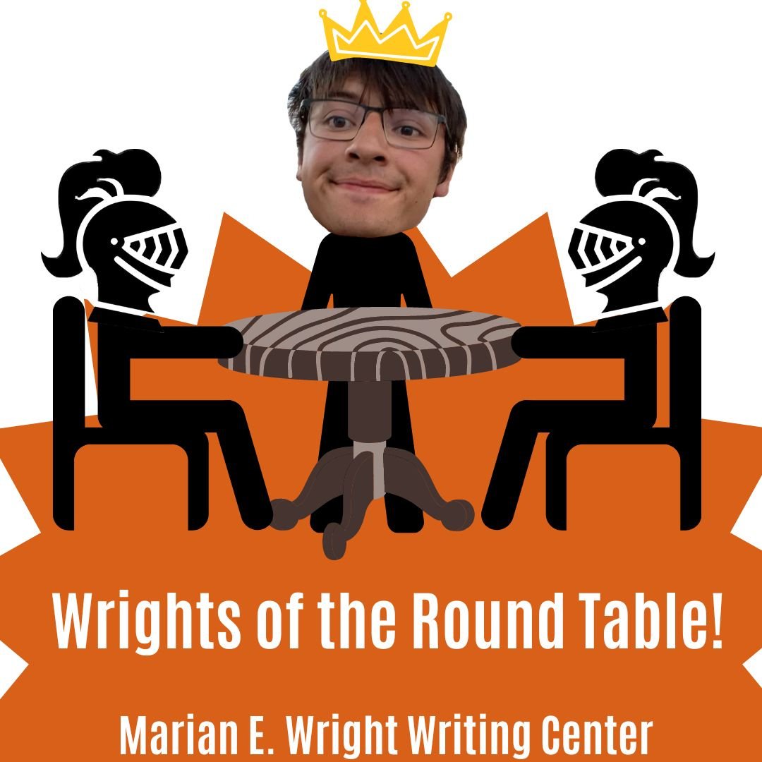 UMFlintWC's tweet photo. Join the weekly round table talk with fellow writers! 🤩
Every Thursday at 5:30-6:30pm, Chase leads our writers' circle group. 📝
They can act as a sounding board for any writing ideas and prompts that you have so far, suggest content ideas, and more! 🧠✨ https://t.co/NvrM92Y3A5