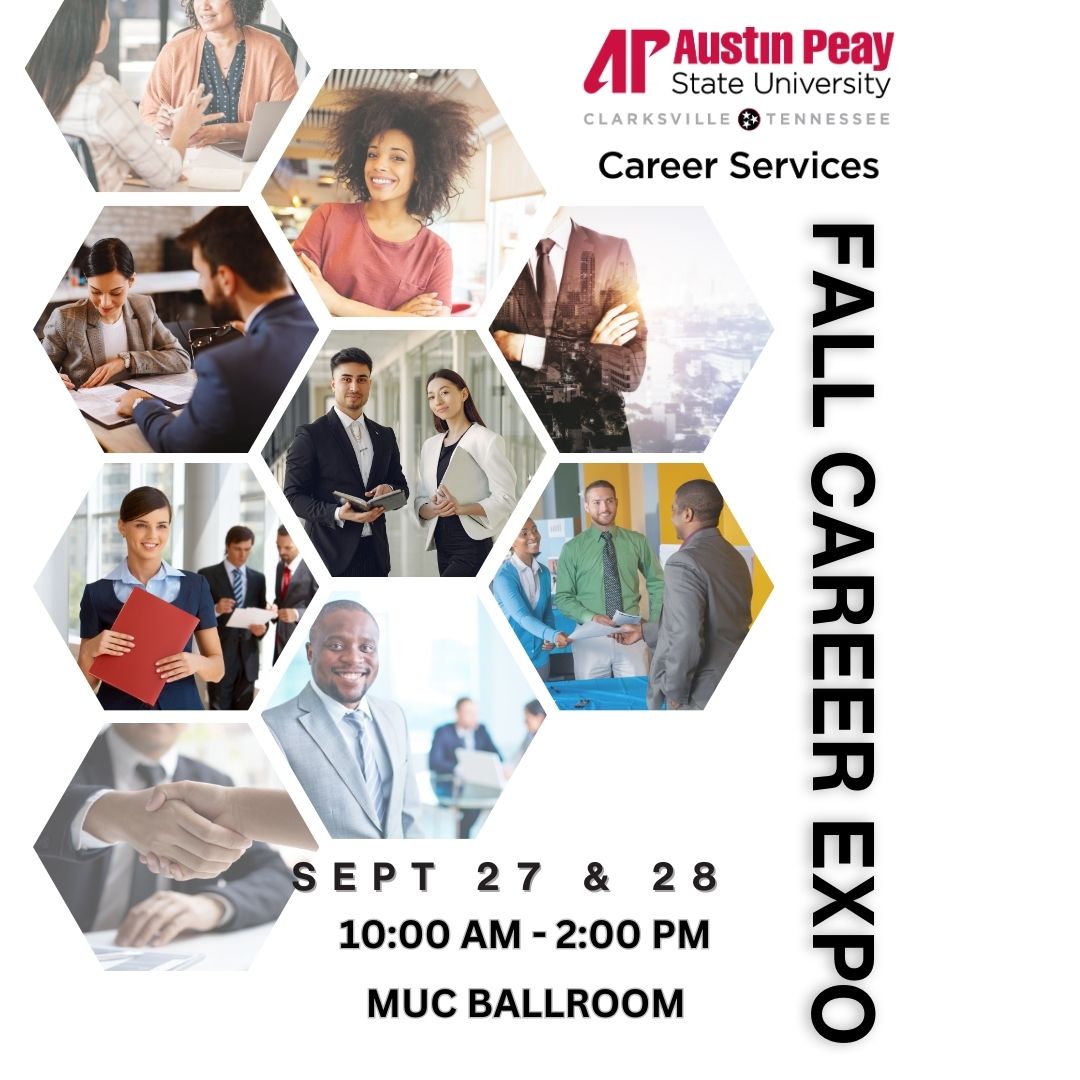 TO DO LIST:

1. Wake up
2. Dress for Success
3. Print Resume
4. Come to the Fall Career Expo!

Over 70 representatives are waiting to meet you! Don't miss the opportunity to learn about internship and career options!
