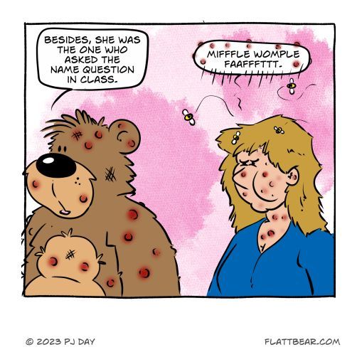Mistaken Identity #flattbear #comics #webcomics