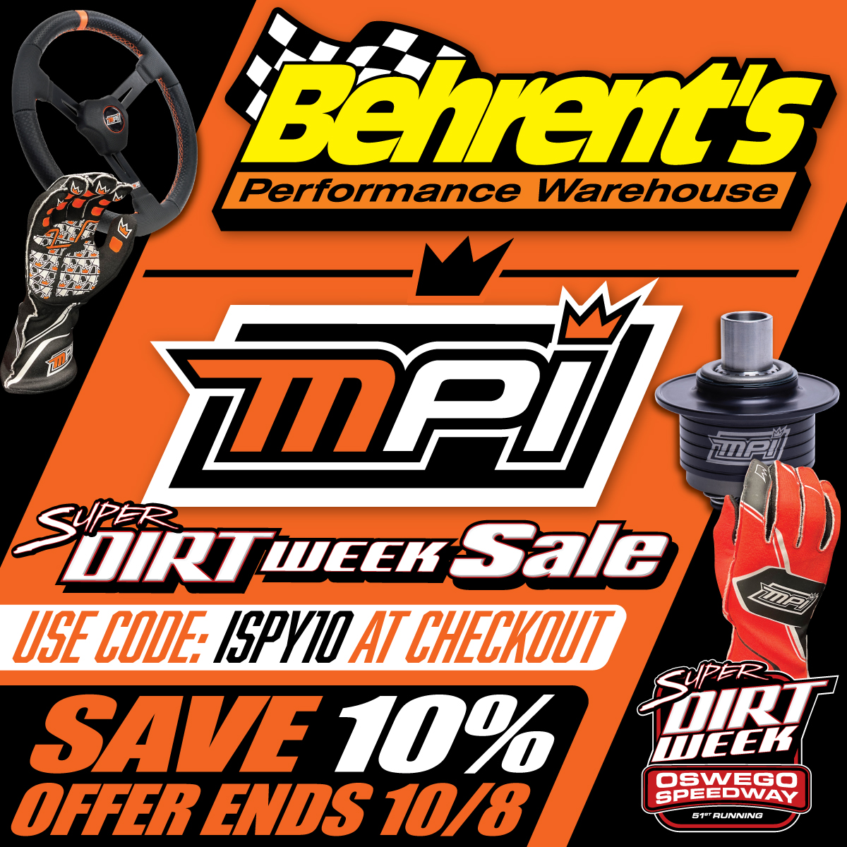 Now is your chance to get a grip on Super Dirt Week 51 with @MPI_INNOVATIONS exclusively at Behrent's! Use code: 'ISPY10' at checkout to save 10% off on all MPI products, some exclusions apply. 👉behrents.com/brand/max-papi… #ispympi #superdirtweek51 #ispy10 #behrents