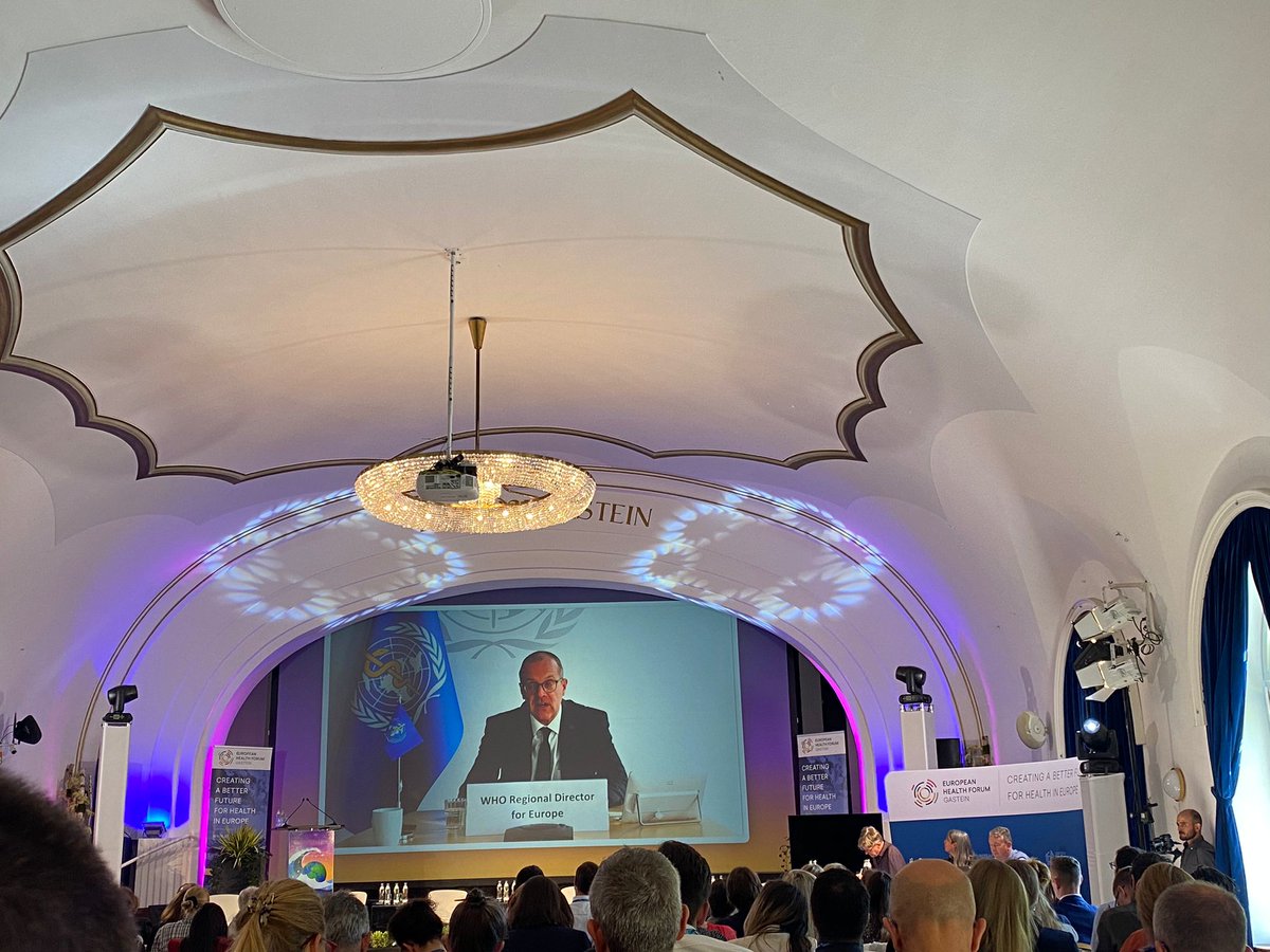 👂Listening to #EHFG2023 discussions on health system crisis, one thing is clear: 'We need a deeper appreciation of our heroes, healthcare workers,' says Hans Kluge @WHO_Europe. At EMSP, we are focusing empowering nurses in MS care. Learn more👉msnursepro.org