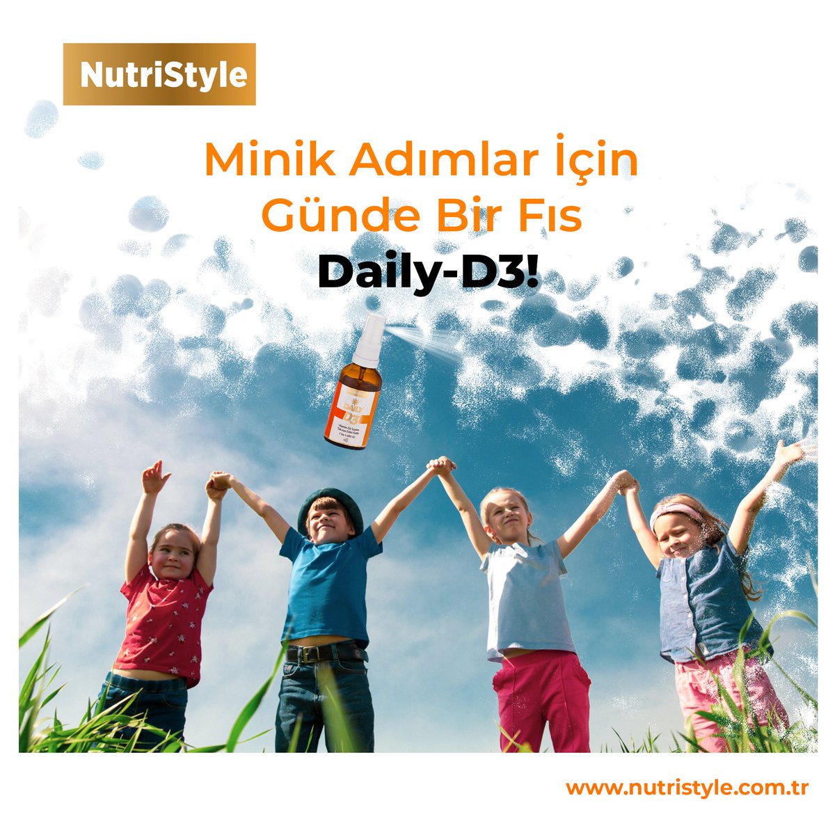 Minik Adımlar İçin Günde Bir Fıs Daily-D3!

#SağlıklıYaşam #MinikAdımlar #GünlükTakviye #D3Vitamini