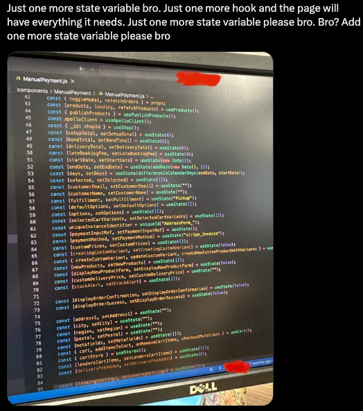 MelkeyDev's tweet photo. JavaScript developers: "Ew Golang is SO BAD🤮"
also JavaScript developers: https://t.co/kAy0sWWJHg