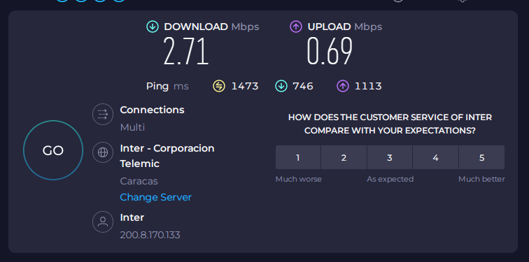 acido100x100's tweet image. Que frustración tan grande una semana SI y la otra TAMBIÉN, así nos tiene otra vez con intermitencias o degradación de la velocidad de #Internet desde las 11:50 am @InterCliente @TuMundoInter en la Urb. Montecristo, Caracas, Contrato:2500117302
@conatel @sundde_ve #InterCliente