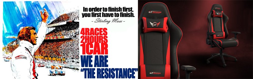 Entre los participantes al Campeonato Raceline We Are "The Resistance" sorteamos una Silla Pro Series de Gtomega 🔥🔥
racelineclub.com/theresistance
<a href="/GTOmegaRacing/">GT Omega</a> 
gtomega.store/products/pro-s…