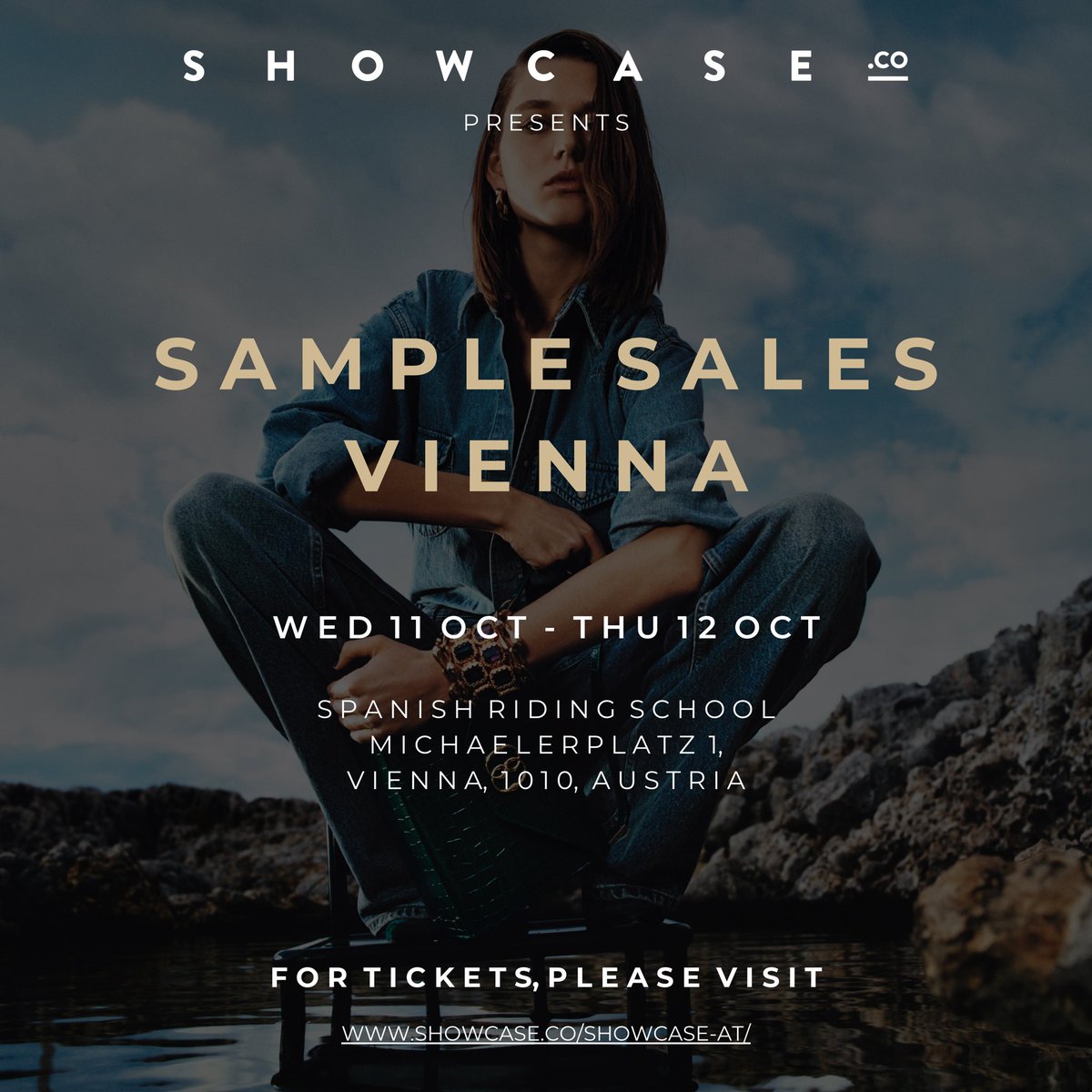 We are excited to announce that Showcase will be opening its doors in Vienna this October!

From the 11th – 12th October, we will be hosting sales with 2 luxury brands at the Spanish Riding School.  

Click here to sign up to Showcase Vienna: showcase.co/showcase-at/?u…

#vienna