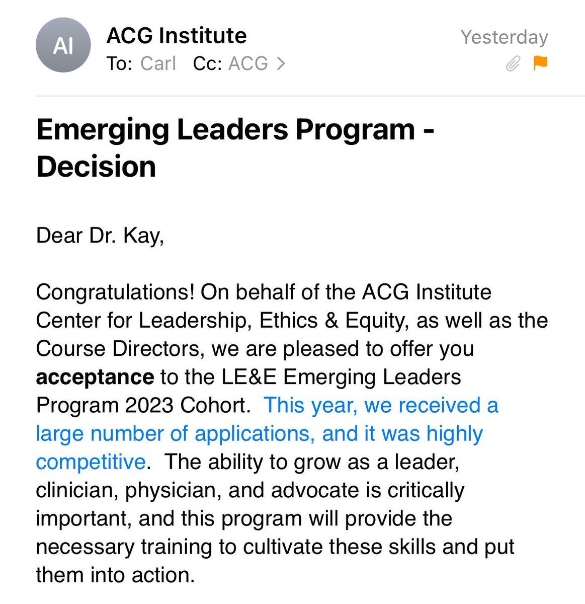 Honored to represent @SAUSHEC_GI and join the @AmCollegeGastro LE&E Emerging Leaders Program as part of the 2023 cohort along with friend and co-fellow @howiethedoc! 

Grateful for mentorship and sponsorship from @JohnGancayco & @DavidD_MD! 

#ACGInstitute #LEECenter #ELP