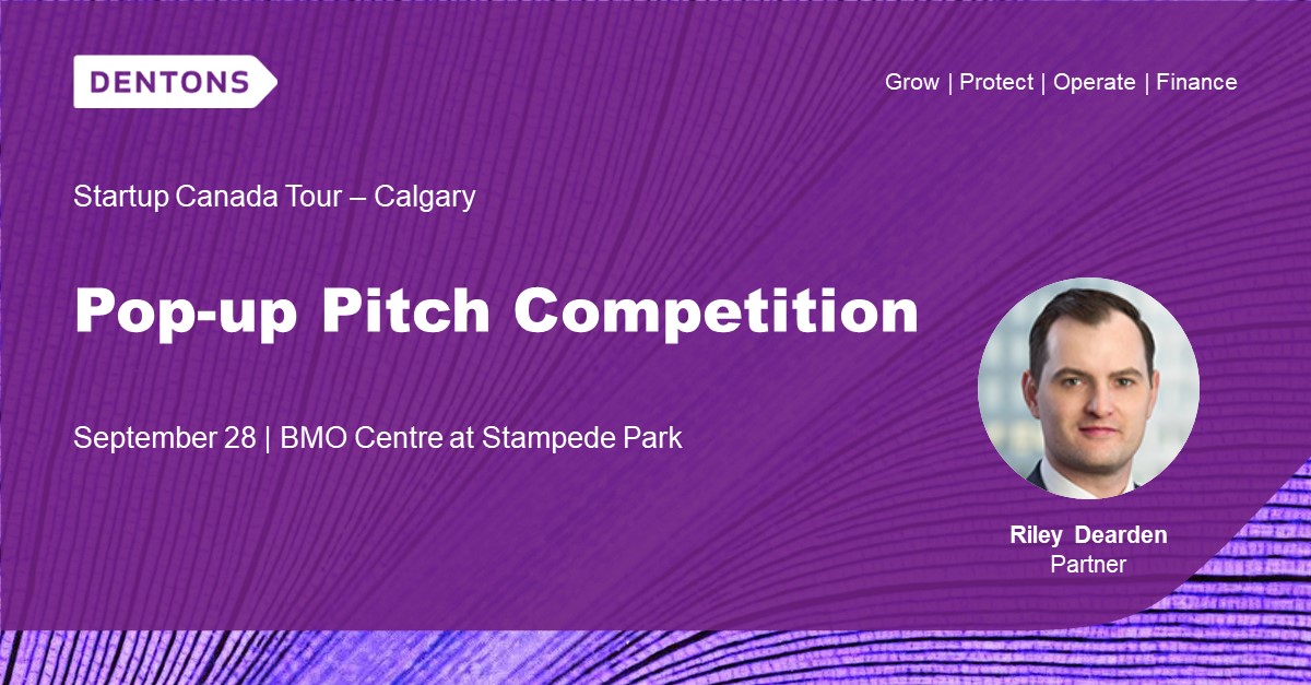 Join us at @Startup_Canada Tour #Calgary and connect with the Canadian #entrepreneurship ecosystem. Our partner Riley Dearden will judge at the Pop-up Pitch Competition, where entrepreneurs share early-stage businesses. Learn more: pheedloop.com/StartupTourCal… #StartupCanadaTour