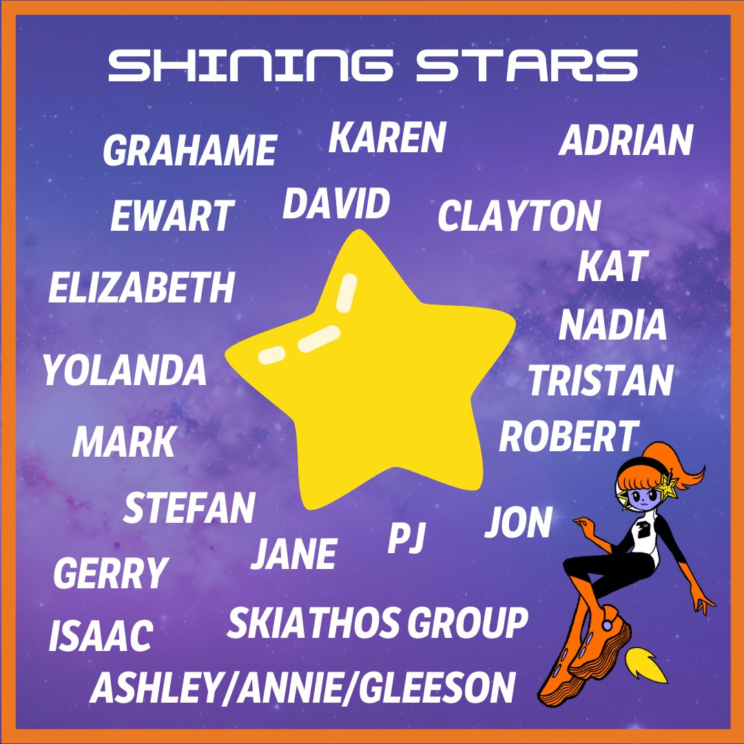 radioadelaide's tweet photo. 🌟 RADIOTHON MISSION COMPLETE - SHINING STARS 🌟

Another huge thank you needs to go to our constellation of shining stars. These are individuals who donated $100 or more to our Radiothon efforts. Your generosity truly outshines the entire galaxy! https://t.co/vPRuSz54fB