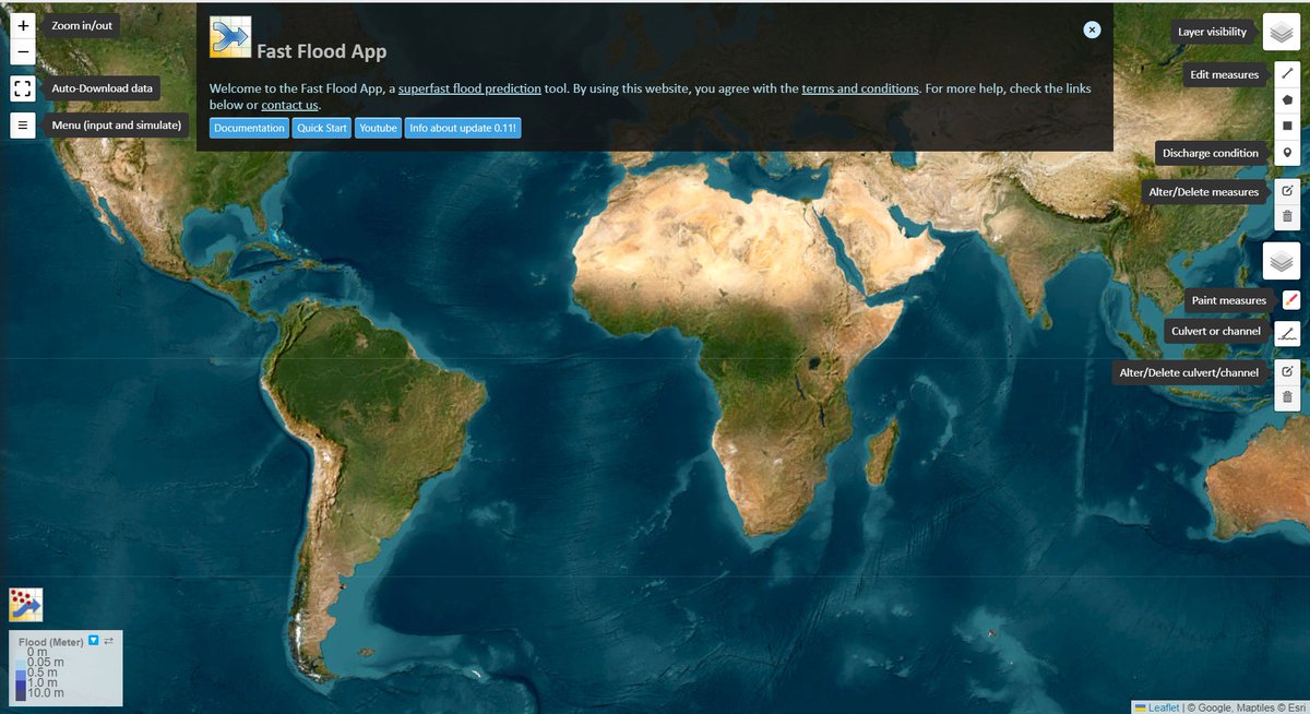 3bdillahi's tweet image. 🌊 Experience Fastflood.org: Simulate Floods in Seconds! 🌊

Kudos to the brilliant team at ITC, University of Twente, for transforming complex academic research into an accessible online platform. 
#Fastflood #FloodSimulation #Innovation #ITCUTwente