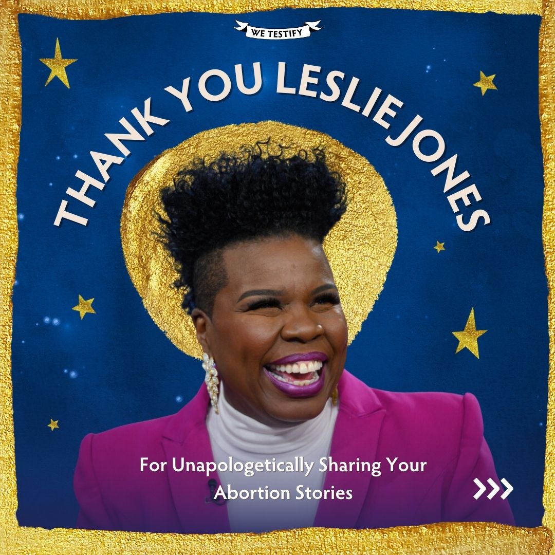 When we say representation matters- this is what we mean: Black women speaking their truth about their abortions free of shame and regret. Thank you Kerry Washington and Leslie Jones for sharing your stories with us so others can too 💛 ✨
