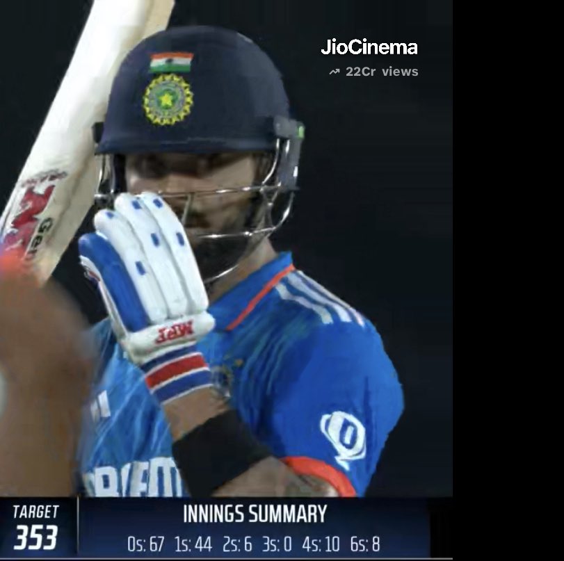 Out of 150 crore total population that India has, 22 crore people watching the match on JioCinema ? 
<a href="/JioCinema/">Jio Cinema</a> please check your counts, and update them! This cannot be true. 

#cricket #aus #india #indiavsaus #match #jiocinema