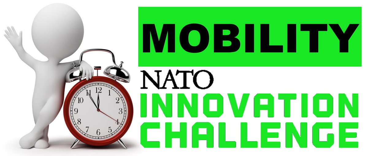 One week left to submit your solution to the NATO mobility innovation challenge. web.cvent.com/event/c8cd6c1e… #WeAreNATO #Innovation