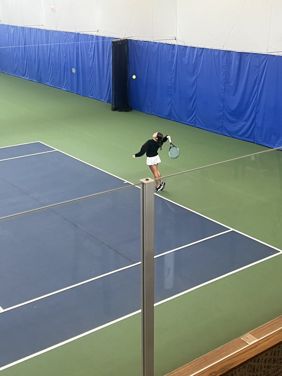 AWGenerals1's tweet photo. Mara Boyd now warming up for the 1st singles championship 🎾 match! https://t.co/i00inYKhhB