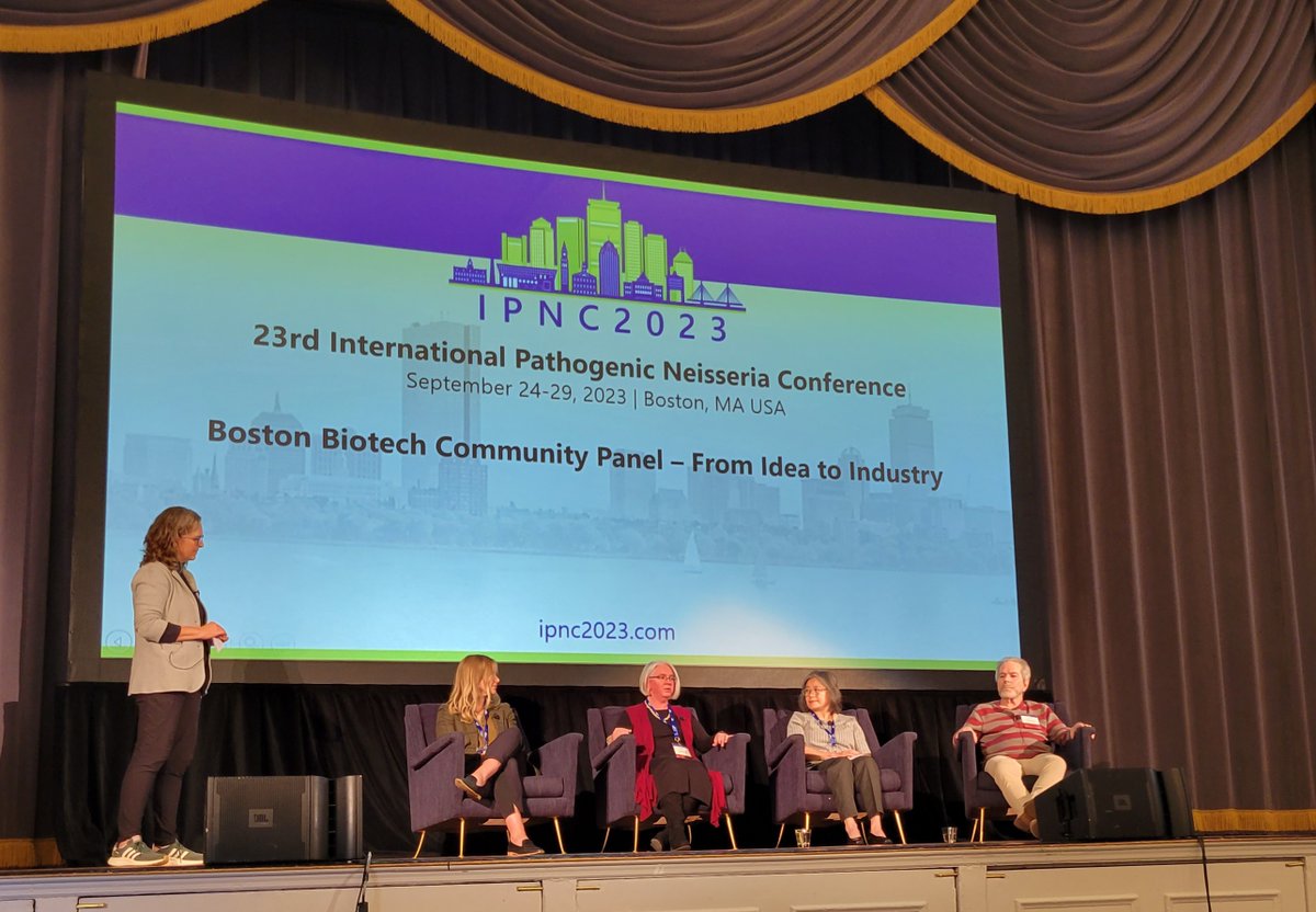 23rd International Pathogenic Neisseria Conference (@ipnc2023) on Twitter photo Please welcome our panelists for the second portion of our talks today! #IPNC2023
Also, shout out to our wonderful moderators: William Shaw, Vice Provost for Innovation, & Katie Stebbins, Executive Director, Food & Nutrition Innovation Institute, both from <a href="/TuftsUniversity/">Tufts University</a> Please welcome our panelists for the second portion of our talks today! #IPNC2023
Also, shout out to our wonderful moderators: William Shaw, Vice Provost for Innovation, & Katie Stebbins, Executive Director, Food & Nutrition Innovation Institute, both from <a href="/TuftsUniversity/">Tufts University</a>