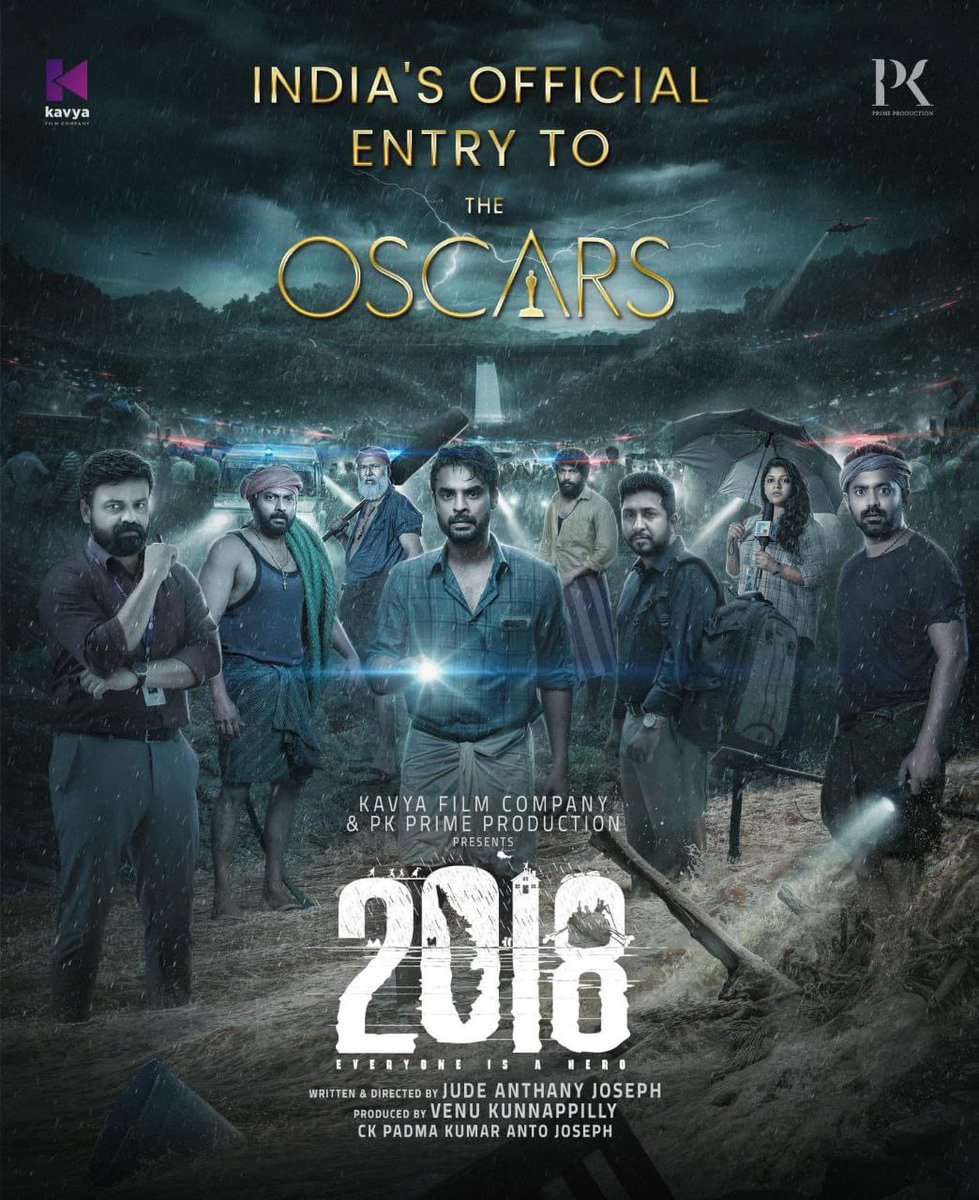 Malayalam Blockbuster Movie  #2018Movie India's Official Entry to Oscar...

#2018EveryoneIsAHero