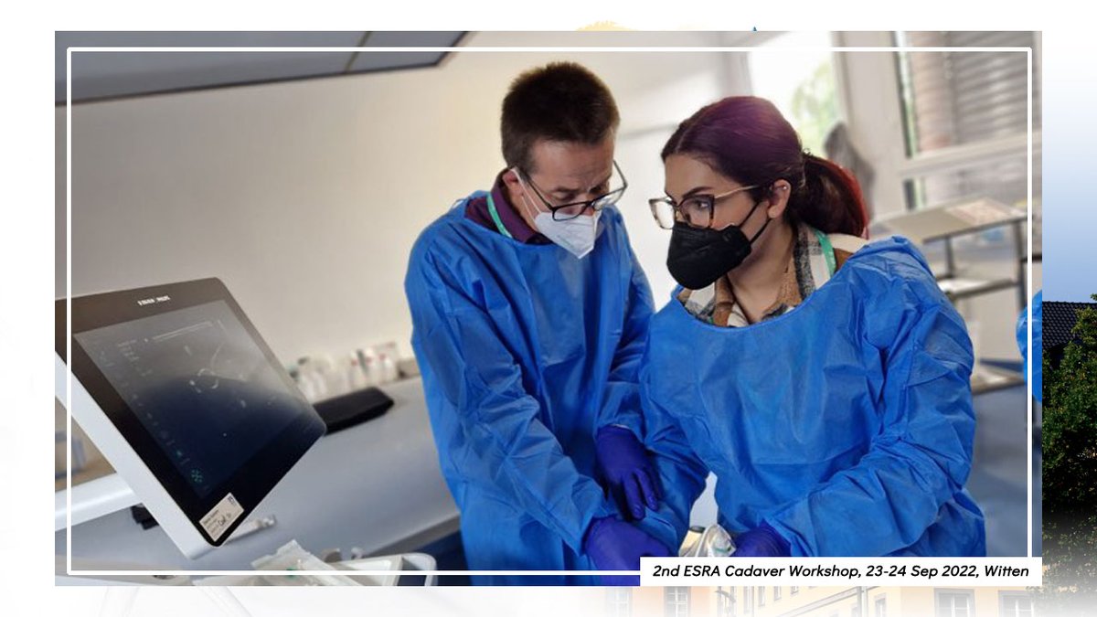 ESRA | European Society of Regional Anaesthesia (@esra_society) on Twitter photo 📣 STILL SOME SEATS AVAILABLE 📣
for the 3rd Cadaver Workshop in Witten! #ESRAwitten23 🇩🇪
Don't miss the opportunity to learn & work on practical skills required for successful #RegionalAnaesthesia
🗓 4-5 Nov 2023
📍 Uni of Witten/Herdecke
👉 All info: esraeurope.org/meeting/3rd-es… 📣 STILL SOME SEATS AVAILABLE 📣
for the 3rd Cadaver Workshop in Witten! #ESRAwitten23 🇩🇪
Don't miss the opportunity to learn & work on practical skills required for successful #RegionalAnaesthesia
🗓 4-5 Nov 2023
📍 Uni of Witten/Herdecke
👉 All info: esraeurope.org/meeting/3rd-es…
