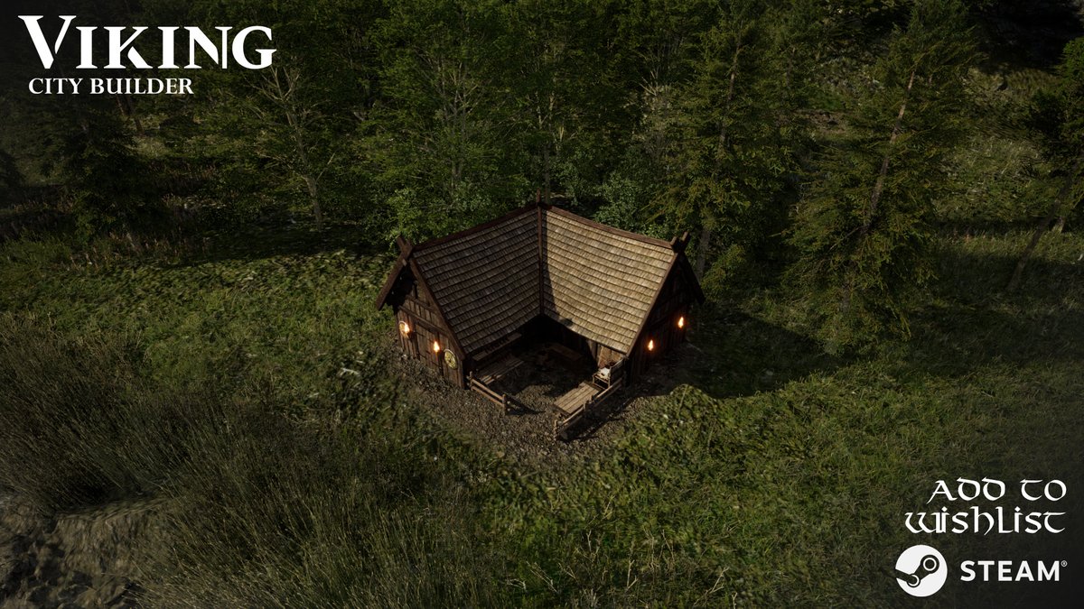 viking_builder's tweet photo. Welcome to our Leatherworker's place, surrounded by the calm of the Northern woods! 🏡🌲 How do you feel about it? 🔍

#gaming #gamedesign #gamedev #gamedevelopment #indiegame #indiedev #indiedevelopment #indiegamedev #indiewatch #screenshot #wishlistwednesday https://t.co/bwHGZVLD0R