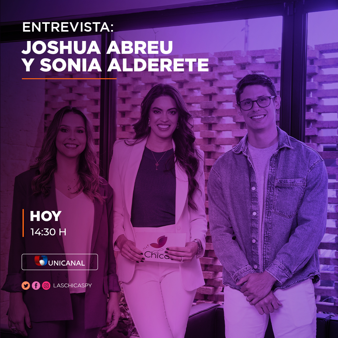 Unicanal's tweet photo. Se viene una nueva edición de #LasChicasPy por #Unicanal.
Esta tarde nos acompañan Joshua Abreu y Sonia Alderete.
⏰Nos vemos a las 14:30 h. https://t.co/3jYSORdRyV