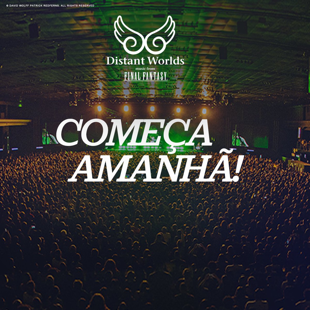 Agora, estamos mais perto do que nunca de embarcar nessa quest inesquecível. A jornada de Distant Worlds: music from FINAL FANTASY começa amanhã no Brasil!

Sob a regência do maestro ganhador do Grammy Arnie Roth, a Orquestra Sinfônica Villa-Lobos e 30 coralistas darão vida às