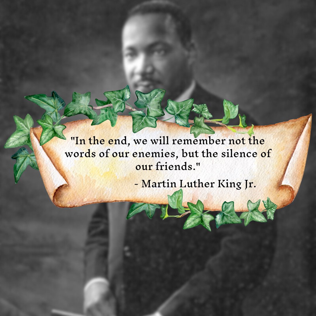 MyDoctorSage's tweet photo. "In the end, we will remember not the words of our enemies, but the silence of our friends." 
- Martin Luther King Jr. #mlk https://t.co/b3IdnPeB1A