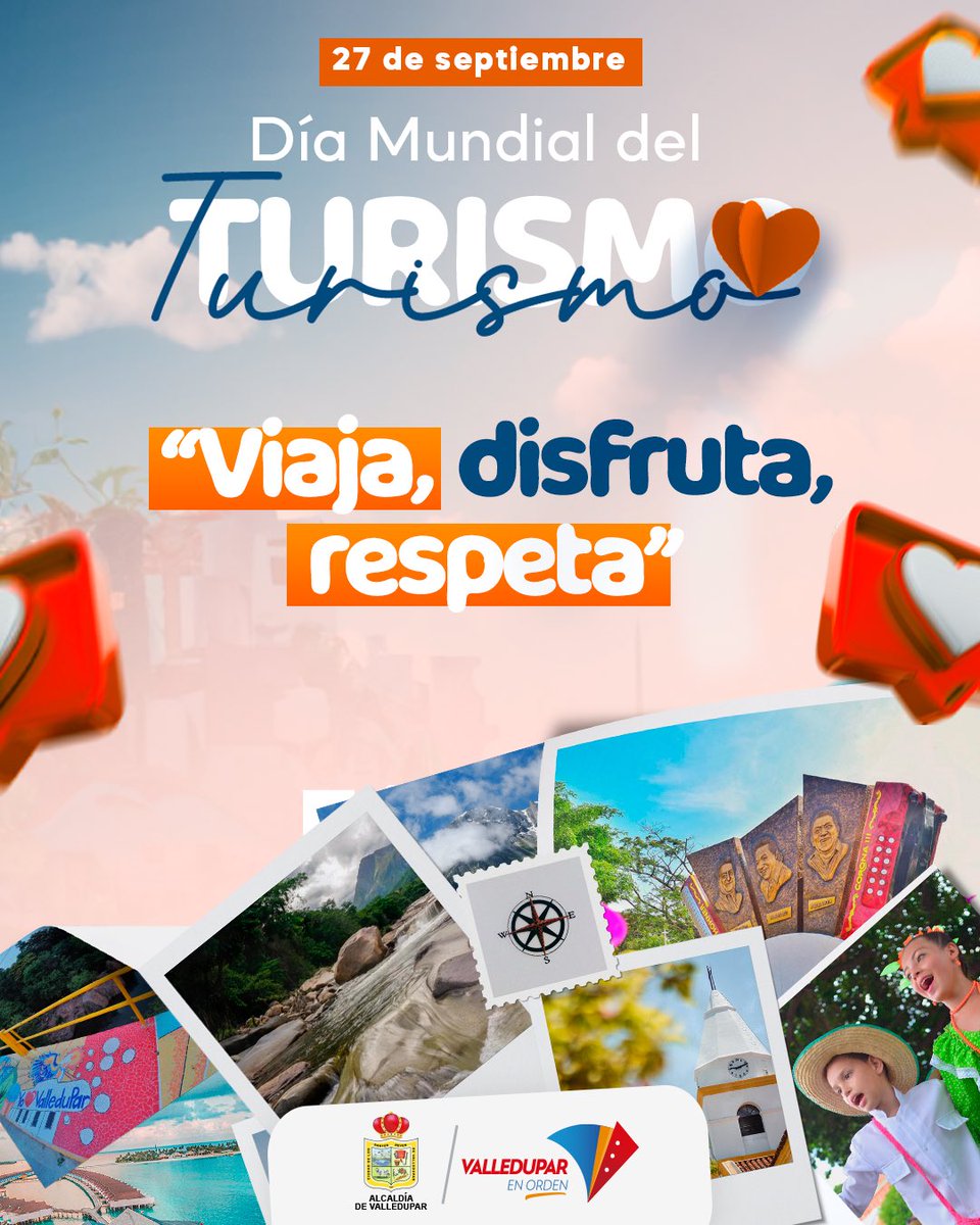 El turismo es el motor de crecimiento económico, desarrollo inclusivo y sostenibilidad ambiental, que cimenta las bases comerciales de una sociedad. 

Hoy, resaltamos las riquezas turísticas de nuestra ciudad e invitamos a la comunidad a disfrutar y cuidar cada una de ellas.🌅🕍