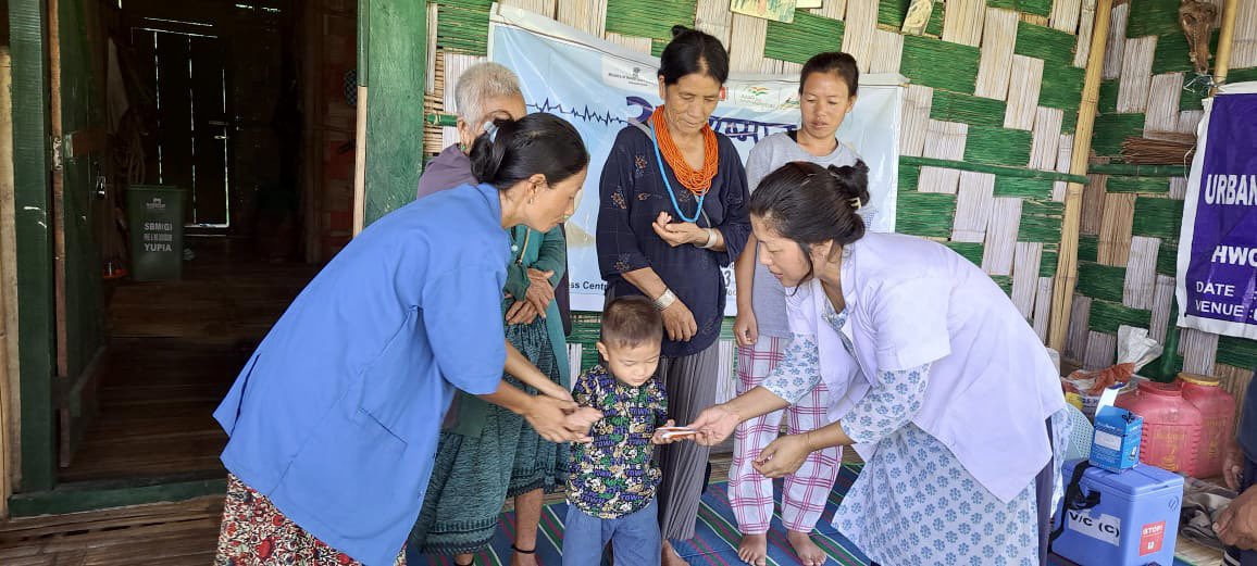 hwcarunachalpr's tweet photo. On 27/09/23, Health Mela under ‘Ayushman Bhav Campaign’ in Arunachal Pradesh.
Scene from-
HWC SC Paksa,East Kameng
HWC UPHC Karsinga,ICR
HWC SC Siet,Anjaw
HWC SC Jeram,Upper Subansiri
(NCD screening, free drug distribution, PMJAY &amp; ABHA ID creation done)
#AyushmanBhav #HealthMela https://t.co/mCVuDLiRRF