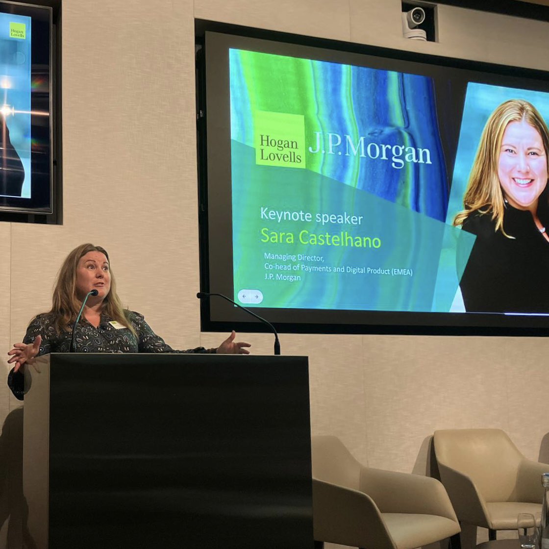 Our first keynote speaker, Sara Castelhano from <a href="/jpmorgan/">J.P. Morgan</a>, unpacks the sheer pace of change in the payments industry over the past two decades, and poses the question of regulation as a driver for innovation.
#PaymentsOnTheCusp