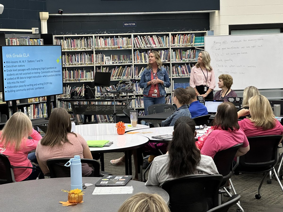 Love seeing our teammates sharing their expertise, experience and extra specialness with one another as we celebrate our successes and share our skill sets! #packpride <a href="/MrsCarlsonMath/">Kimberly Carlson</a>