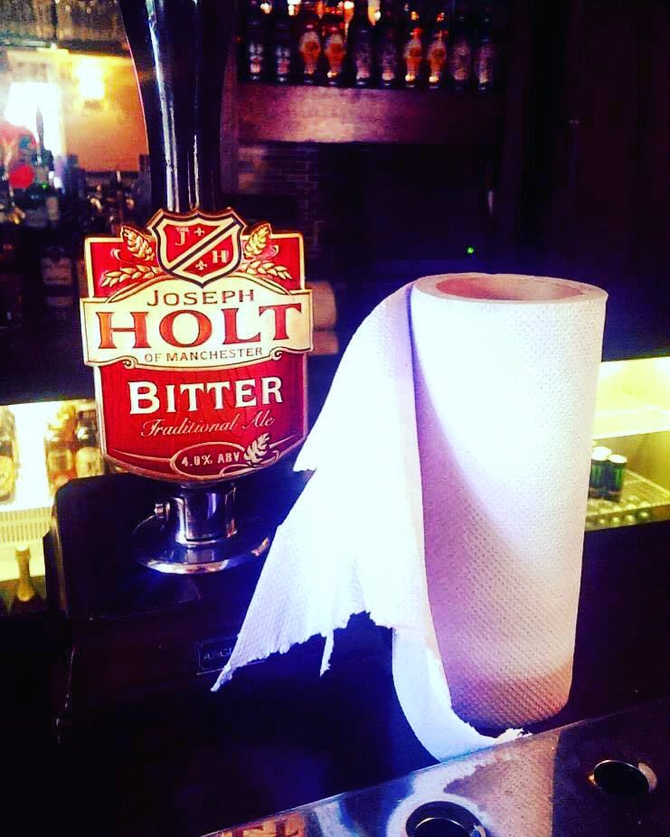 Free with every pint. #StormAgnes #rainycity #manchester