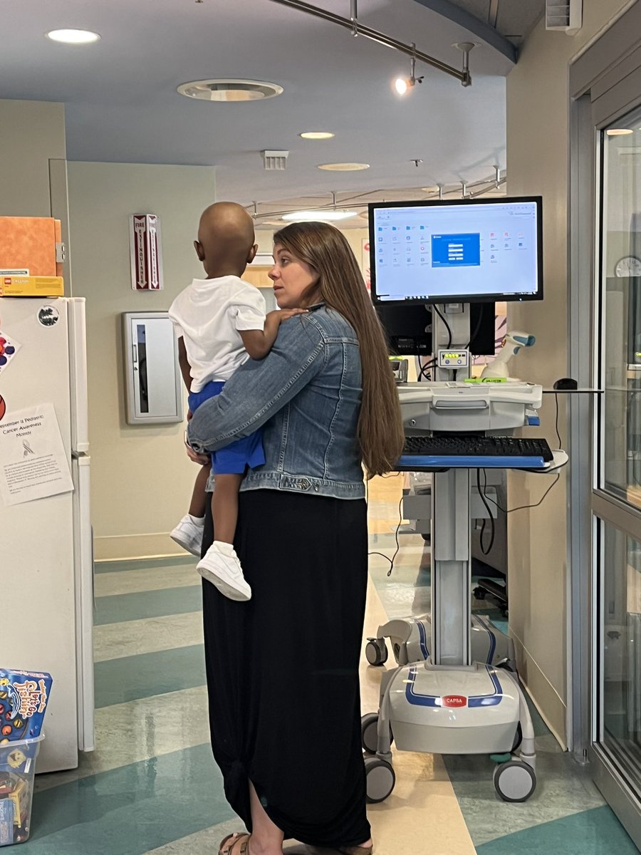 We featured the adorable MJ earlier this month, a #pediatriconcology patient diagnosed with #WilmsTumor.

MJ continues to work w/ members of his care team, <a href="/PaulFinchMD/">Paul Finch</a> &amp; Nurse Monica, to get stronger each day. 🎗️💪🏾 #ChildhoodCancerMonth #PediatricOncologyMonth #FightLikeAKid