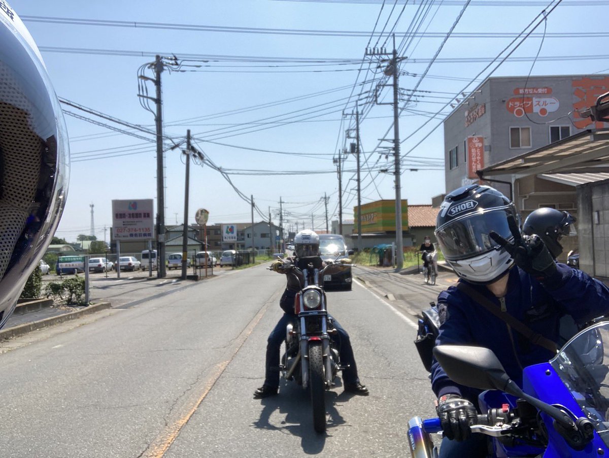 y_u0209's tweet photo. 久しぶりに人とツーリング行��たら楽しかった！
今仕事忙しすぎてなかなか乗れないけど時間見つけてバイク乗りたい🏍️ https://t.co/GKmVWyo70I