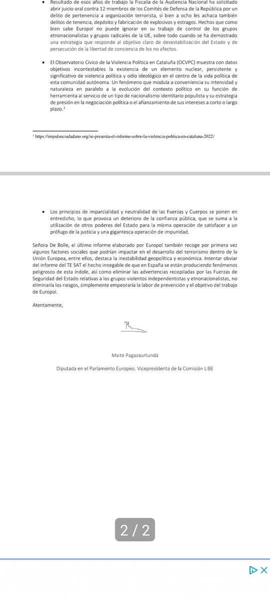 Puigdemont exige a Sánchez una rectificación del informe TESAT de Europol sobre extremismo violento antes del voto en el Congreso y Sánchez pone en la almoneda también a los cuerpos y fuerzas de seguridad del Estado. Aquí, explicado.