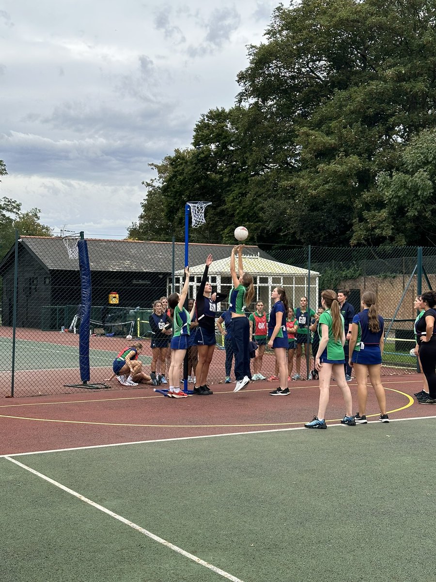 The senior netballers showed great character and all ended the afternoon with smiles on their faces #mvssport
