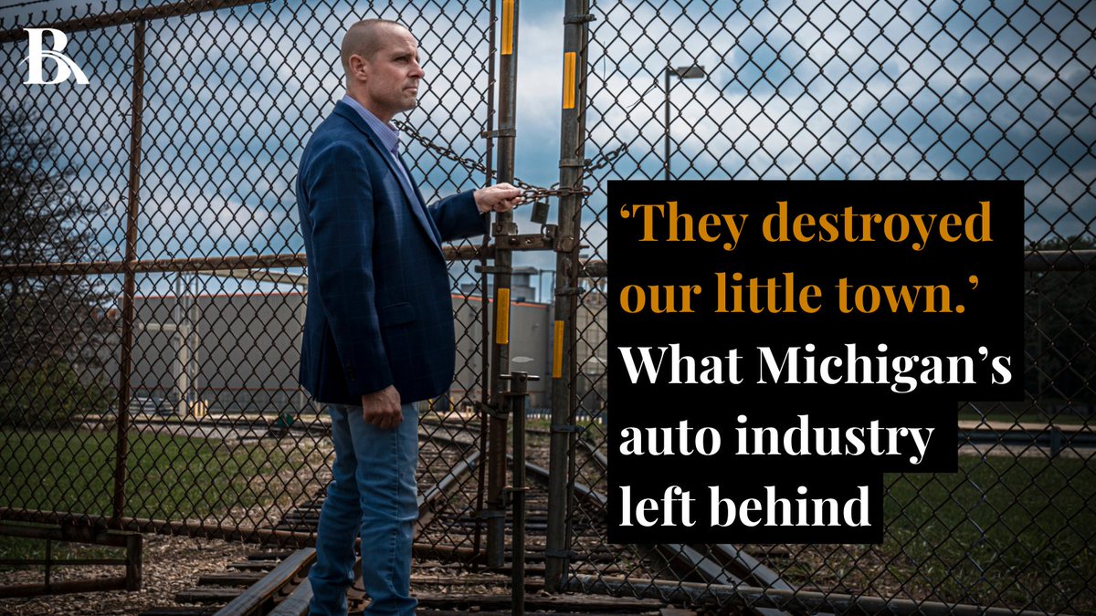 Milan, Romeo and Wyoming are Michigan towns with something in common: All are sitting on shuttered auto plants where legacy pollution may complicate their path to recovery. 

What Michigan's auto industry left behind: (thread)