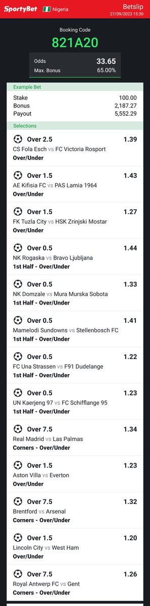 chipsolution's tweet image. sportybet.com/?shareCode=821…