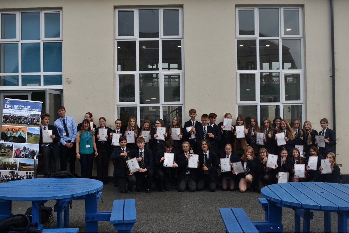 Congratulations to the year 10 students who completed their Bronze DofE award and received their certificates this week. <a href="/PlymstockS/">Plymstock School</a> #dofe #workhard #aimhigh