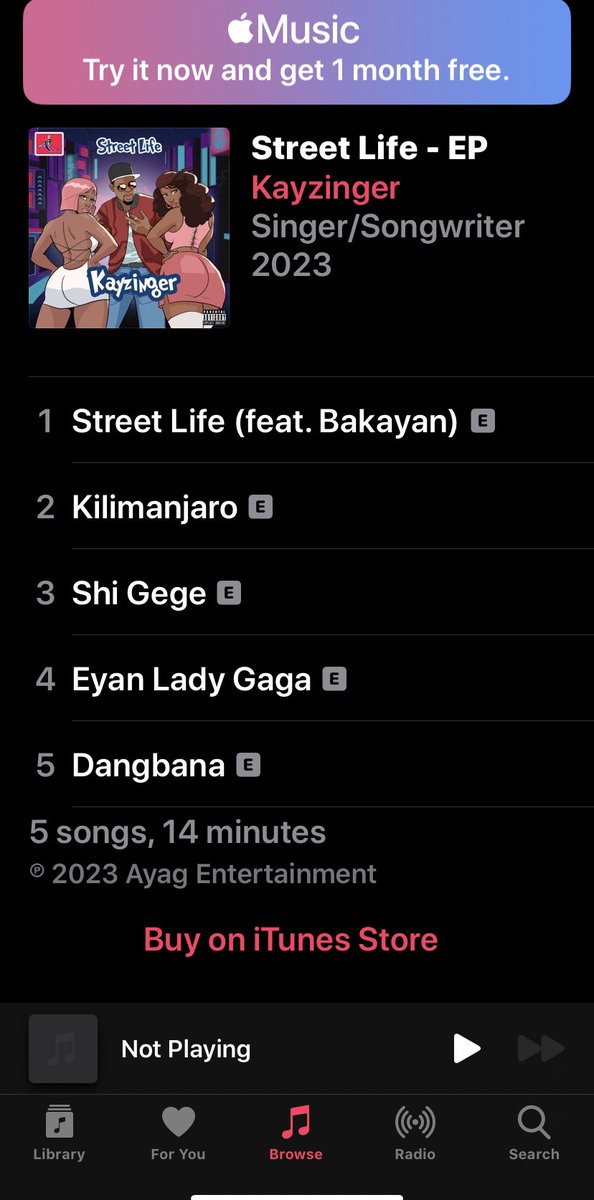 Kayzinger1's tweet photo. Street Life EP OUT NOW ON ALL PLATFORMS

Rated 18+
#trendingpost #afrobeats #influencers #nigeriamusic #twitterinfluencers #applemuaic #sporify #amazonmusic #boomplay  #ayagentertainment https://t.co/WCyN6T09RU