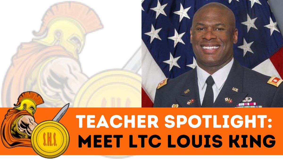 Today we introduce LTC King, Senior Army Instructor for 7 years after serving 27 years as a US Army Officer. He is passionate about helping everyone succeed. "I BELIEVE, I WILL, I CAN" are the sentence stems that he encourages our students to use daily. #teachertuesday